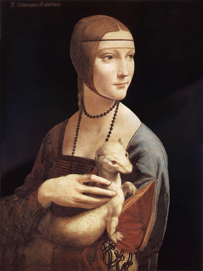 LEONARDO da Vinci Lady with the ermine